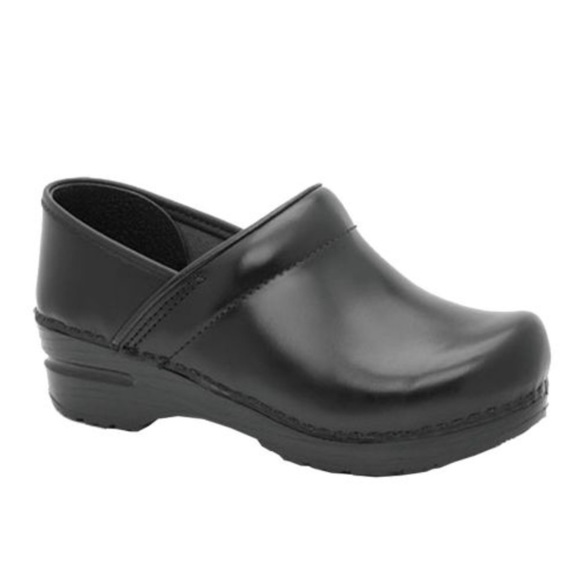 Dansko Professional Leather Clog black leather men's size 11.5 career nurse